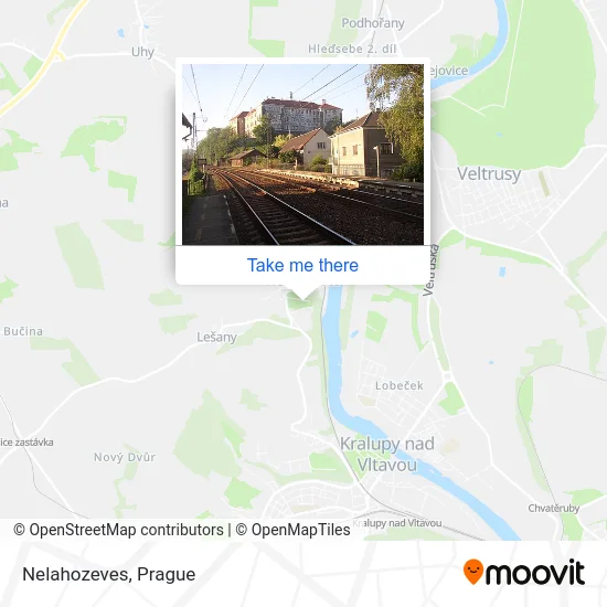 Карта Nelahozeves