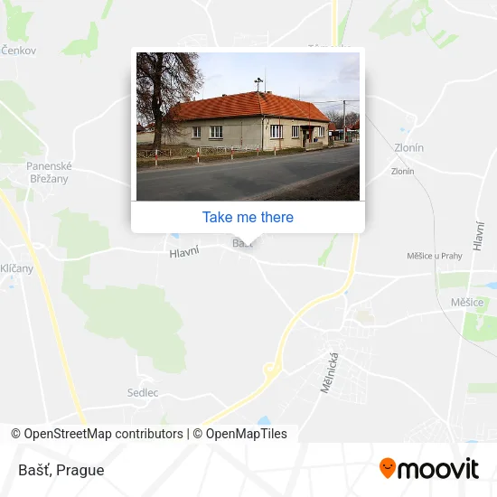 Карта Bašť