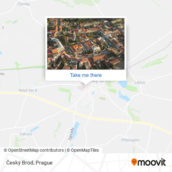 Карта Český Brod