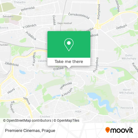 Карта Premiere Cinemas