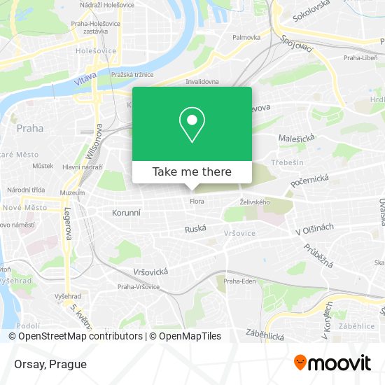 Карта Orsay