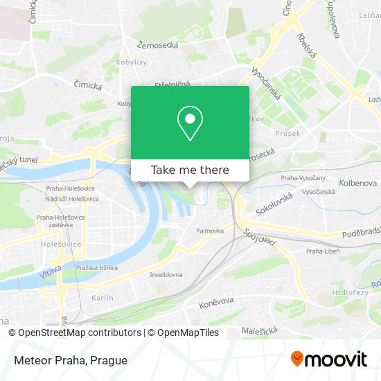 Meteor Praha map