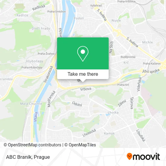 Карта ABC Braník