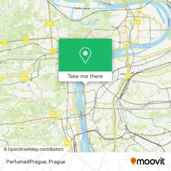 PerfumedPrague map