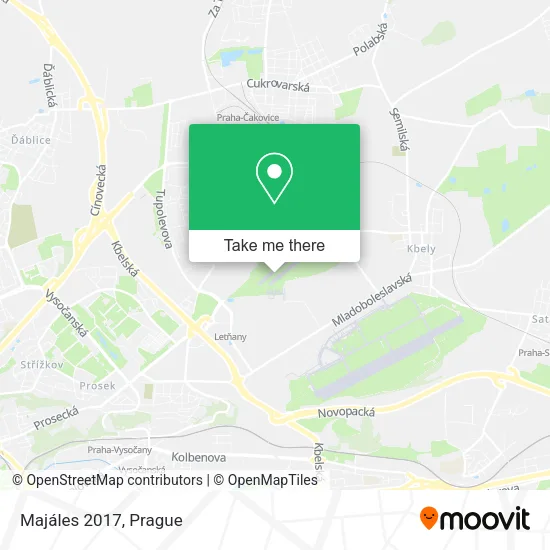 Карта Majáles 2017