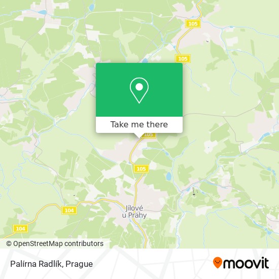 Palírna Radlík map