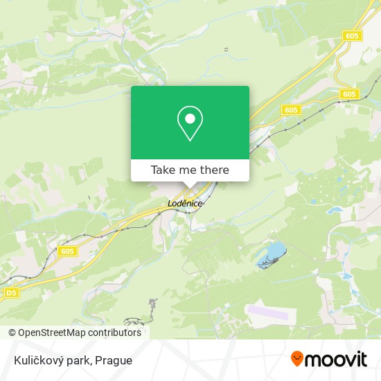 Kuličkový park map