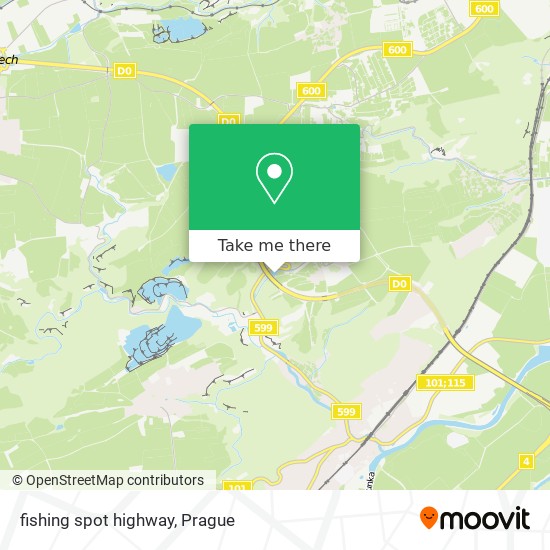 Карта fishing spot highway