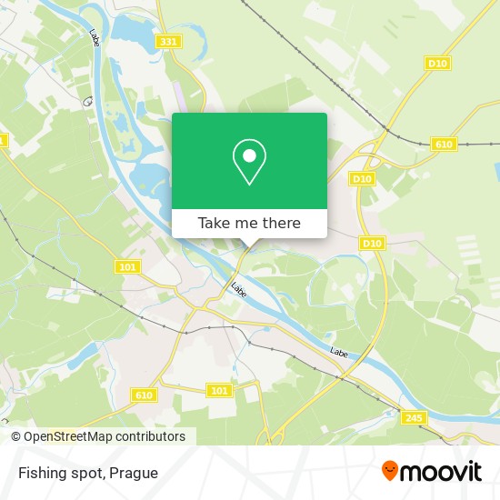 Fishing spot map