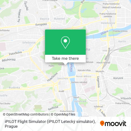 iPILOT Flight Simulator (iPILOT Letecký simulátor) map