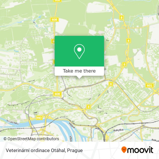 Veterinární ordinace Otáhal map