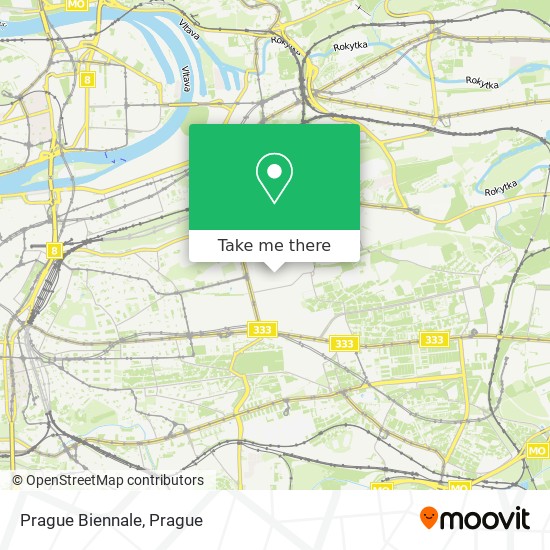 Prague Biennale map