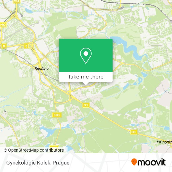 Gynekologie Kolek map