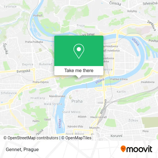 Карта Gennet