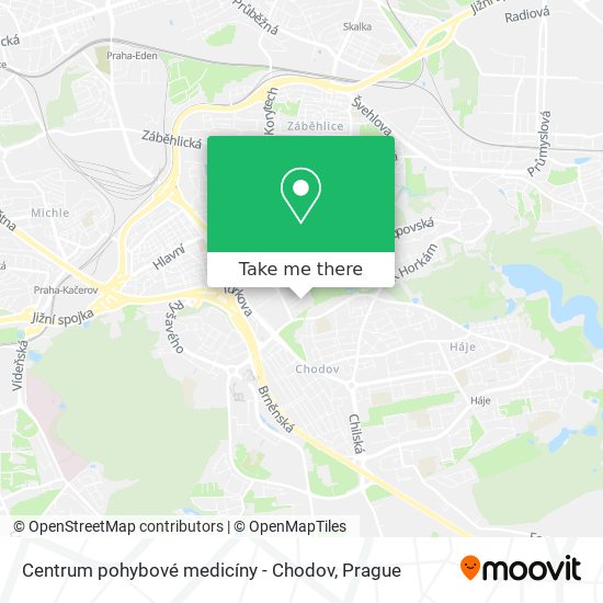 Centrum pohybové medicíny - Chodov map