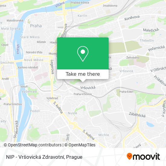 NIP - Vršovická Zdravotní map