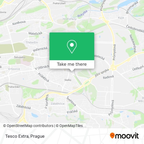 Tesco Extra map