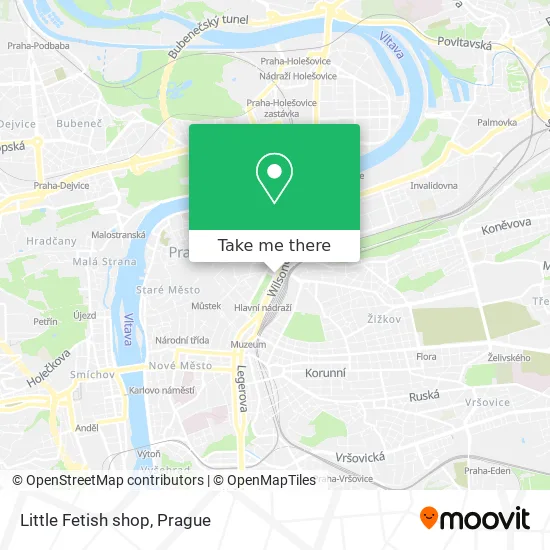 Little Fetish shop map
