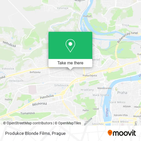 Карта Produkce Blonde Films