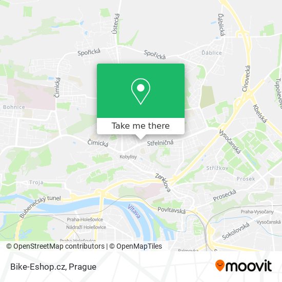 Bike-Eshop.cz map