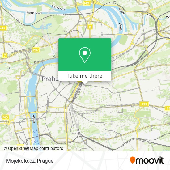 Mojekolo.cz map