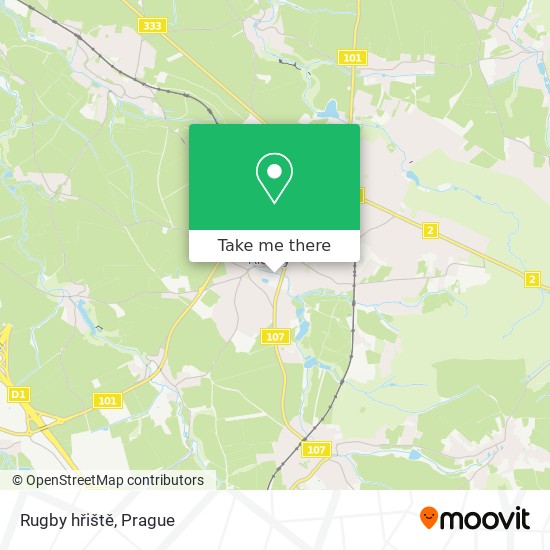 Rugby hřiště map