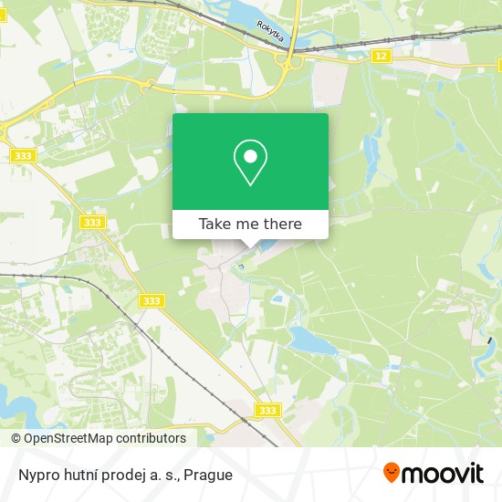 Nypro hutní prodej a. s. map