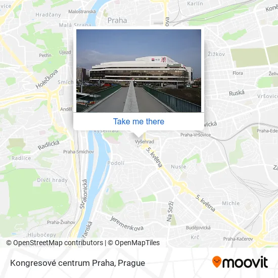 Карта Kongresové centrum Praha