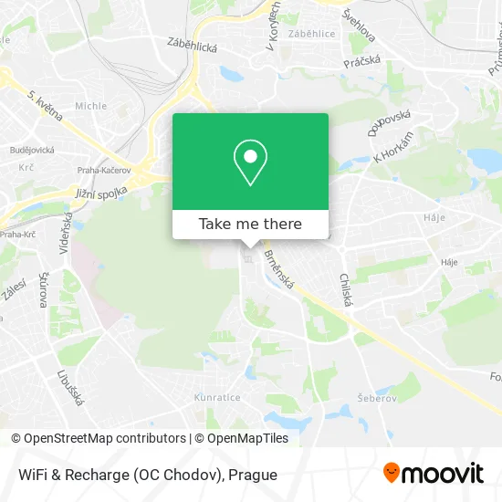 Карта WiFi & Recharge (OC Chodov)