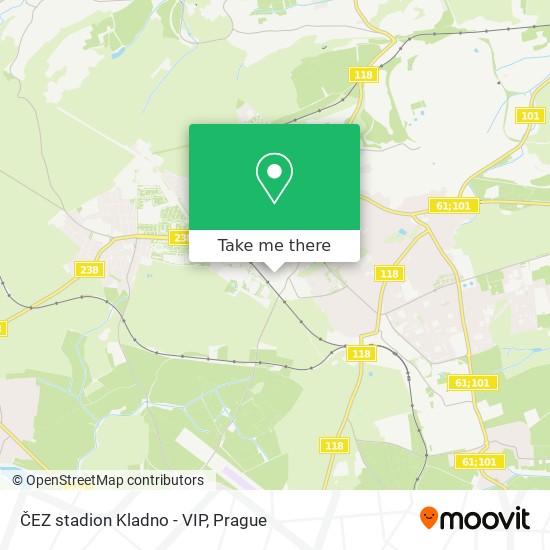 ČEZ stadion Kladno - VIP map
