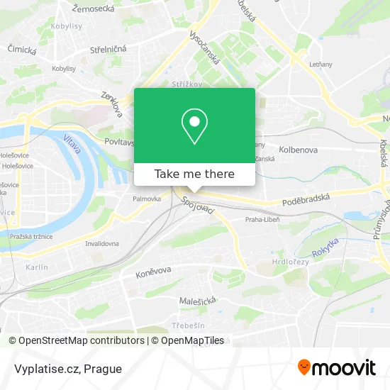 Карта Vyplatise.cz