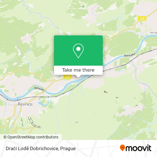 Dračí Lodē Dobrichovice map