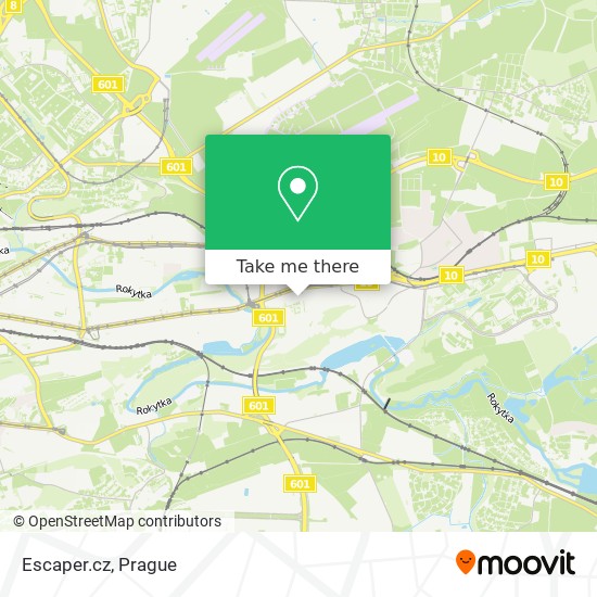 Escaper.cz map