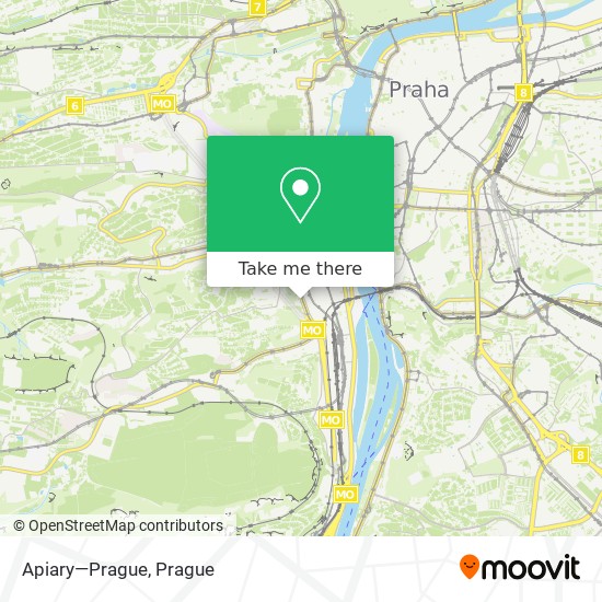 Apiary—Prague map