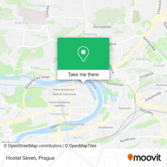 Карта Hostel Seven