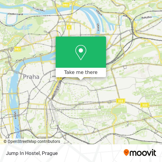 Jump In Hostel map