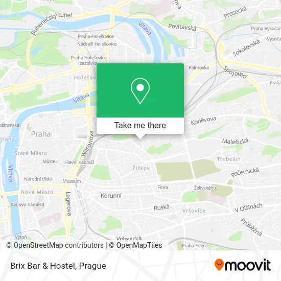 Карта Brix Bar & Hostel