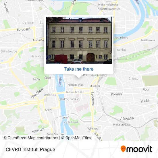 Карта CEVRO Institut