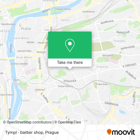 Карта Tympl - barber shop