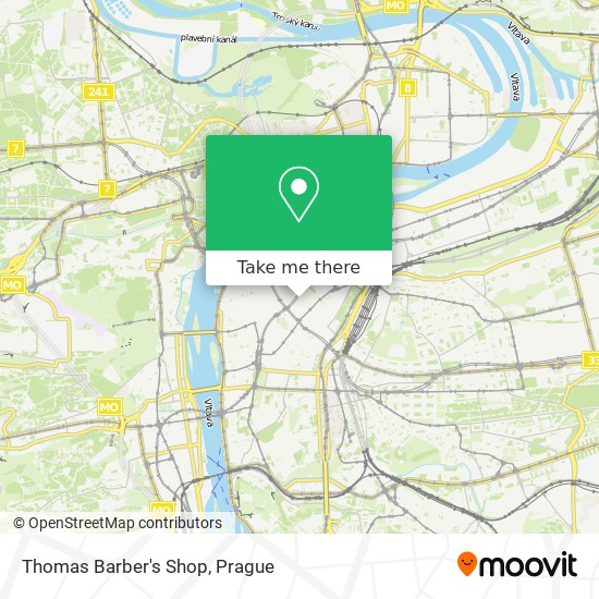 Карта Thomas Barber's Shop
