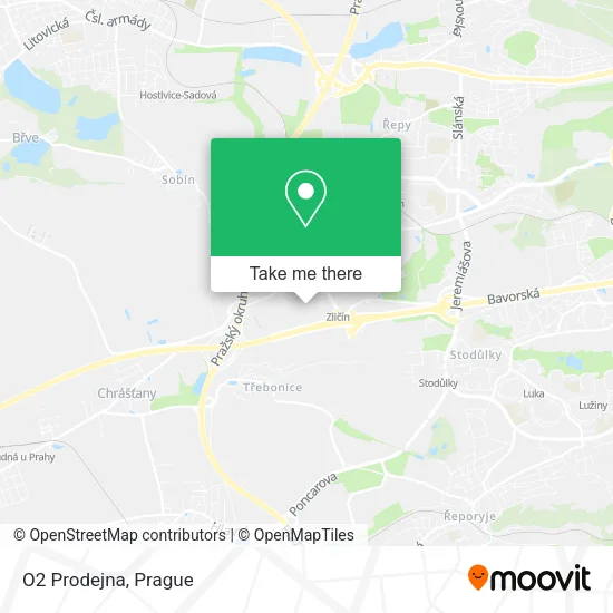 O2 Prodejna map