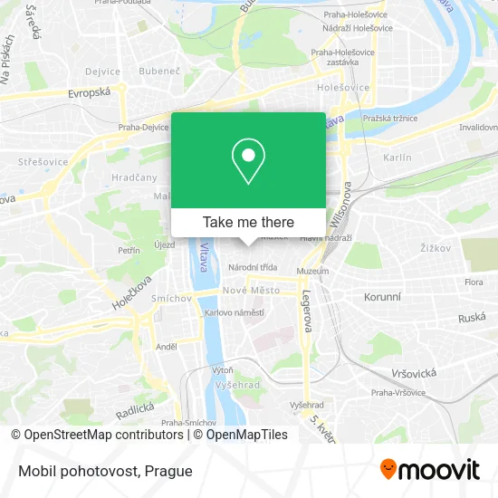 Карта Mobil pohotovost