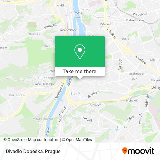 Divadlo Dobeška map