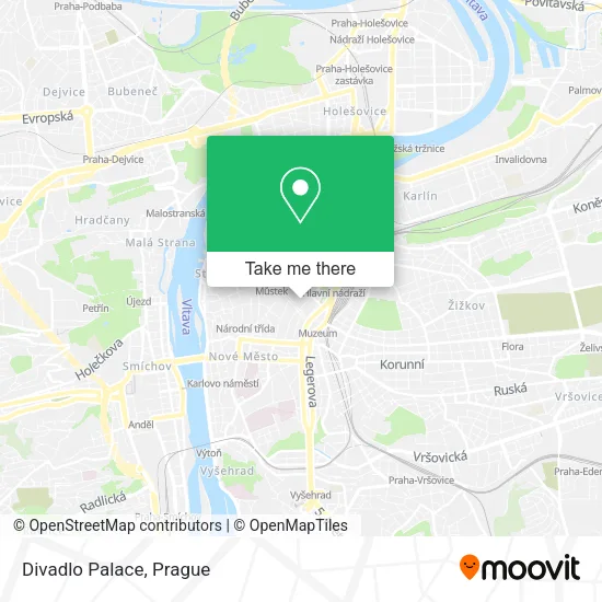 Карта Divadlo Palace