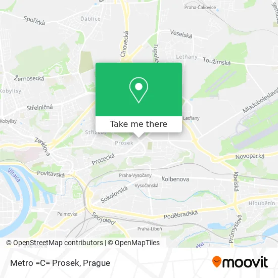 Карта Metro =C= Prosek