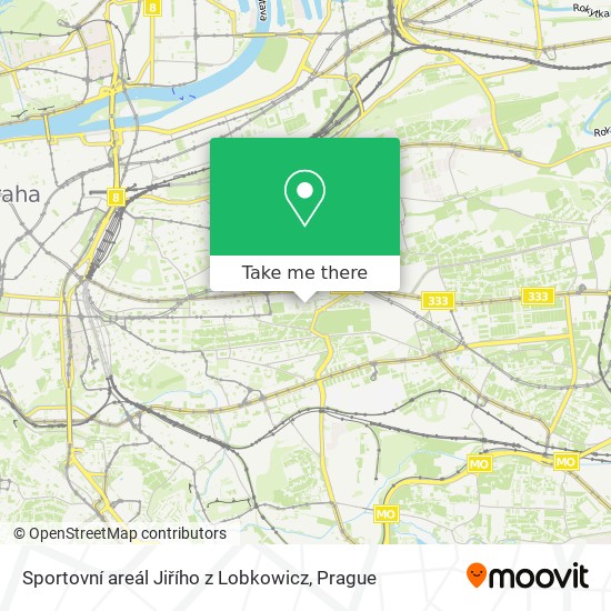 Sportovní areál Jiřího z Lobkowicz map