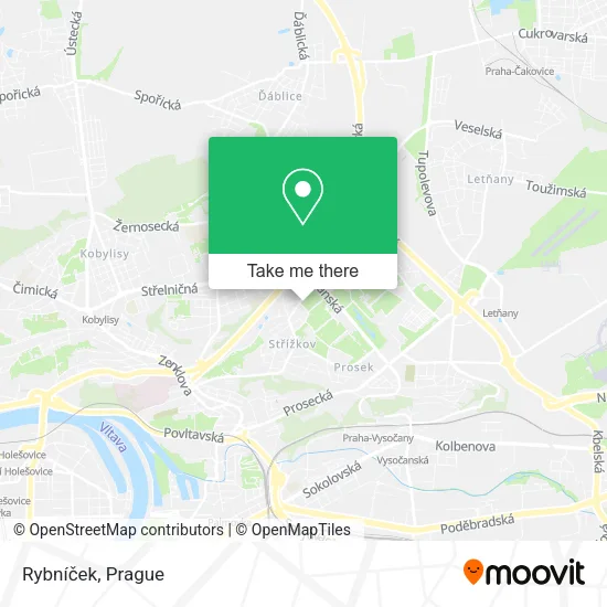 Rybníček map