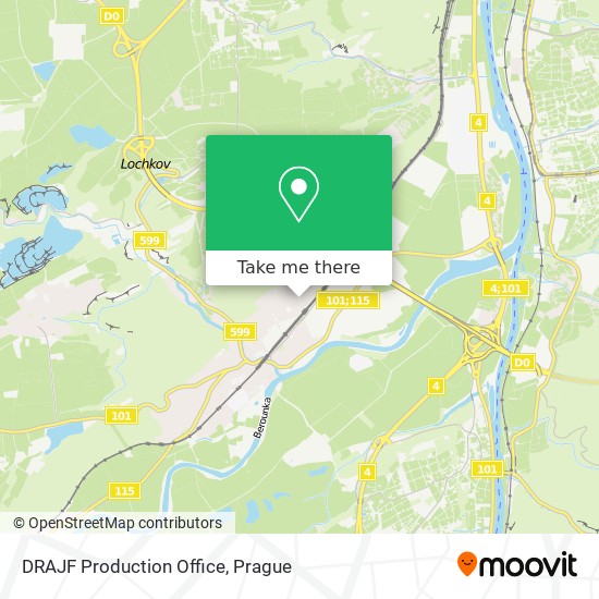 DRAJF Production Office map