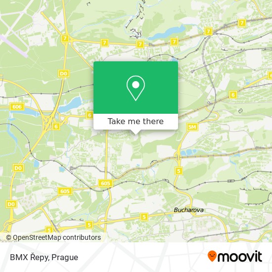 BMX Řepy map