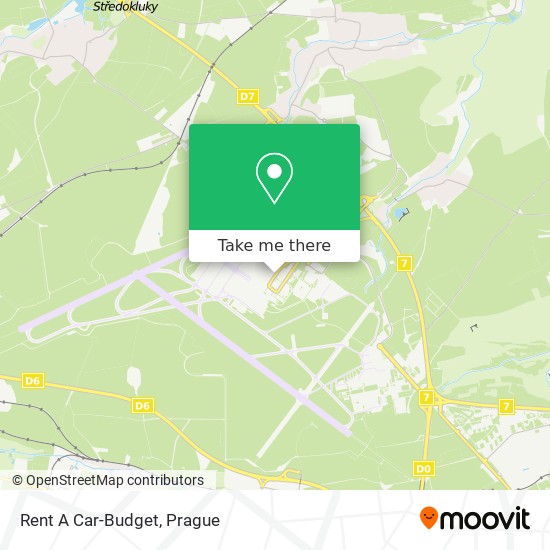 Rent A Car-Budget map